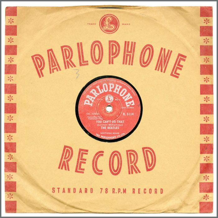 Parlophone The Beatles You Can't Do That