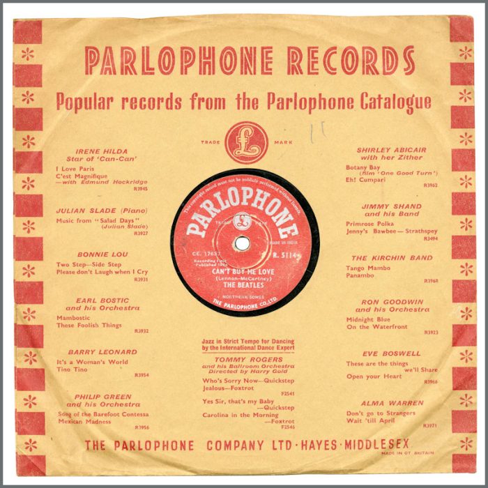 Parlophone The Beatles You Can't Do That