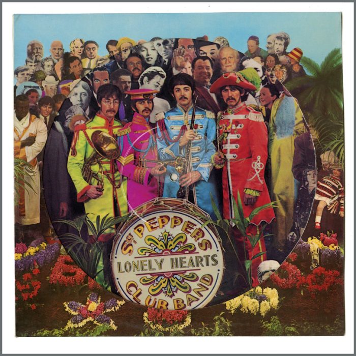 The Beatles 1979 Sgt Pepper’s Lonely Hearts Club Band Promotional Poster & Picture Disc