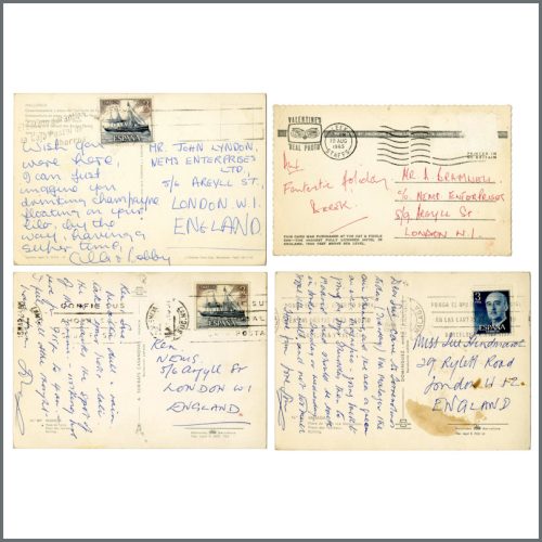 Beatles Related NEMS Enterprises Postcard Collection