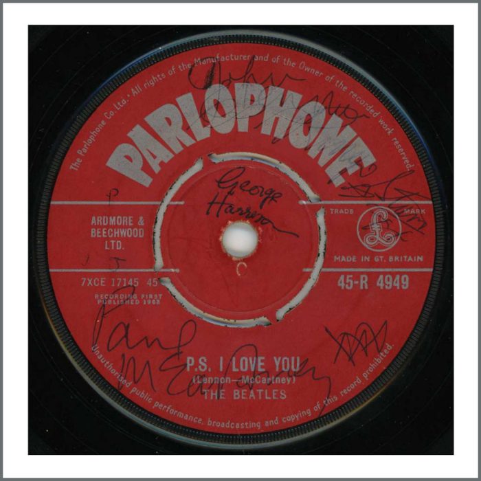 Lot 66 - The Beatles 1962 Autographed Love Me Do Single Dawson’s Music Shop Widnes (UK) - Image 2