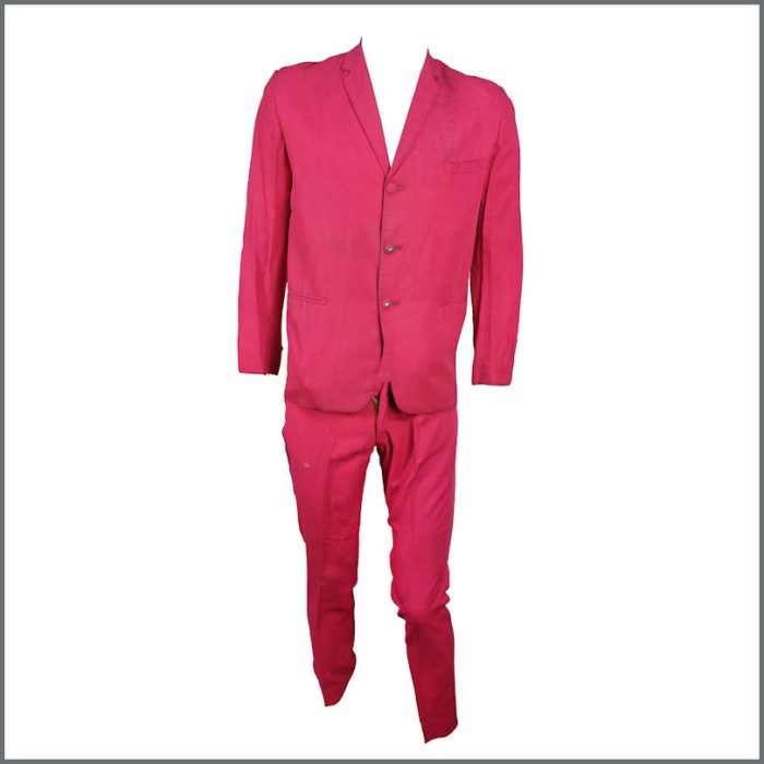 Lot 71 - Rory Storm & The Hurricanes Johnny ‘Guitar’ Byrne’s 1961 Pink Stage Suit (UK)